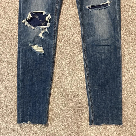 Joe’s The Smith Mid Rise Straight Ankle lace detail Jeans 24 - Picture 3 of 16